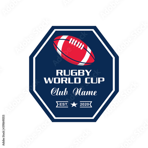 Rugby Vector   Sport Logo Vector