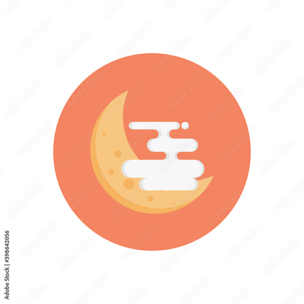 Obraz premium cloud moon