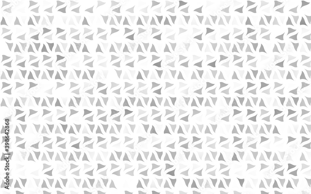 Light Silver, Gray vector pattern in polygonal style.