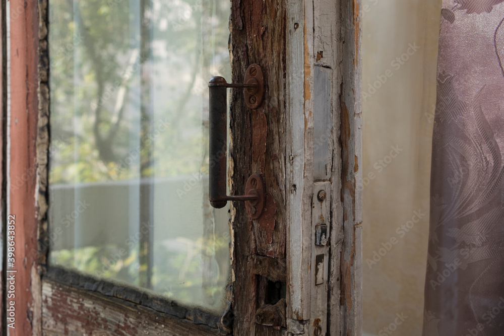 Old wooden door Old wooden door