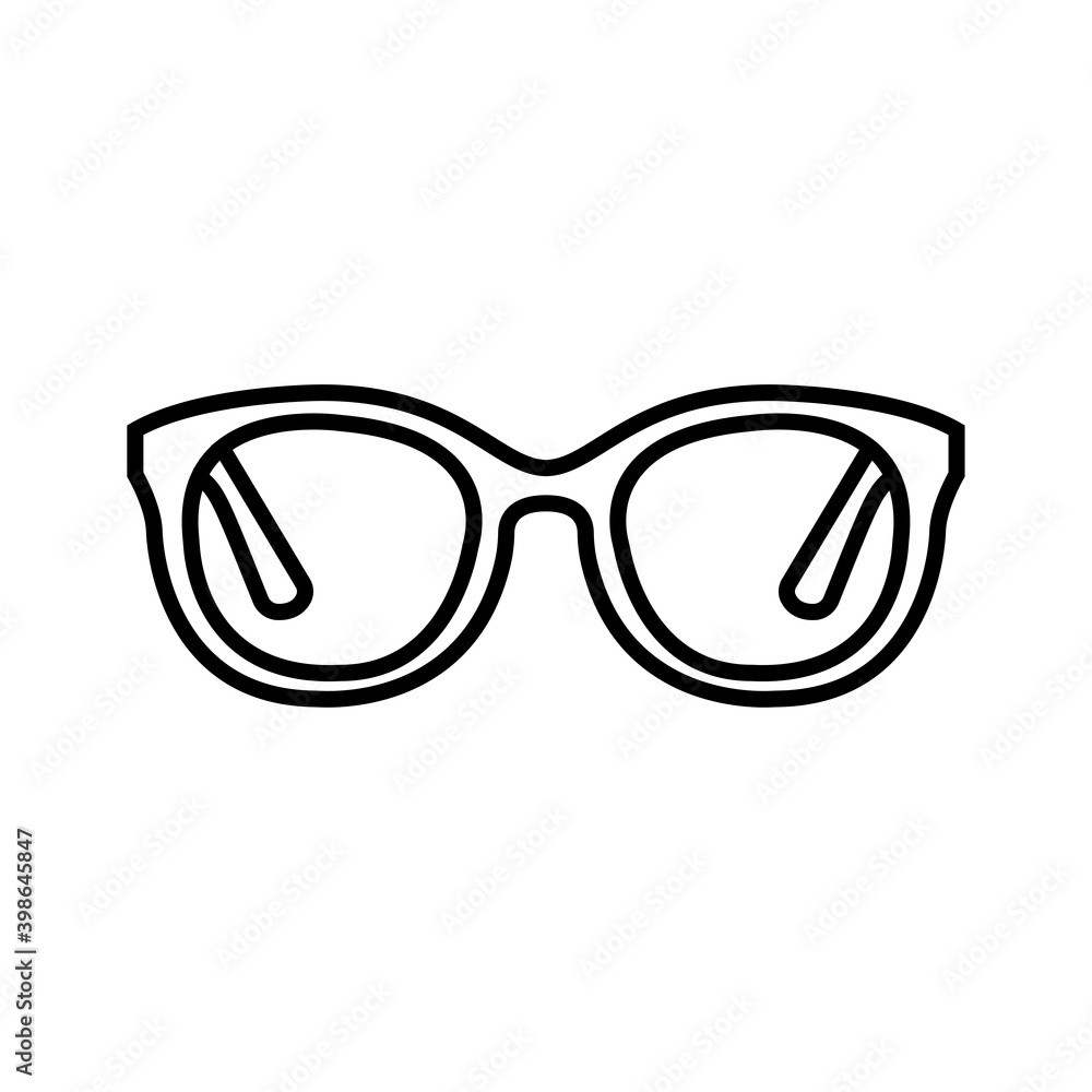 glasses icon design vector template glasses icon design vector template
