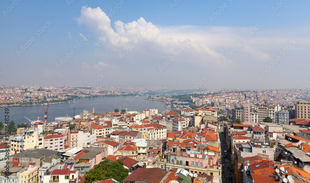 Istanbul, Turkey. Aerial view cityscape