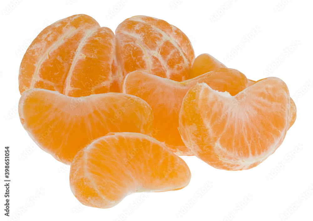 Orange, tangerine isolated on white background close-up. Orange, tangerine isolated on white background close-up.
