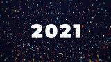 Confetti Burst, 2021, New Year Background