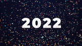 Confetti Burst, 2022, New Year Background