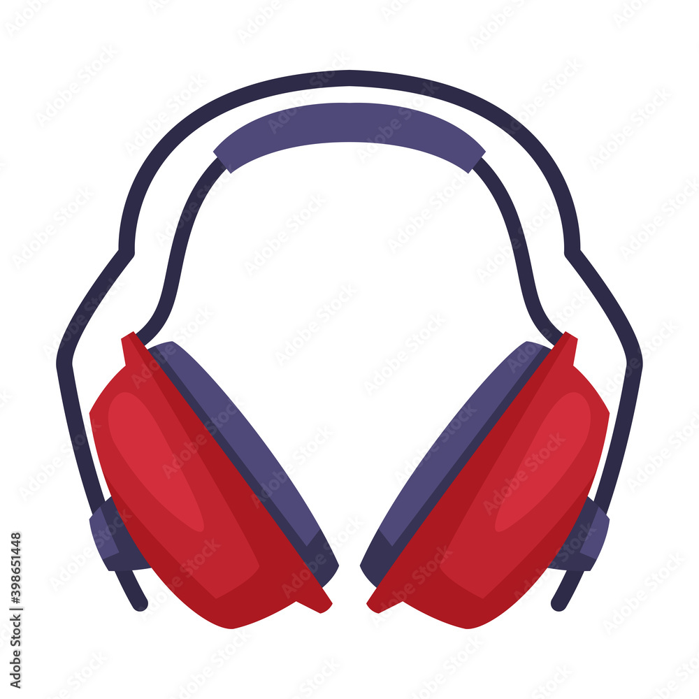 Ear Protectors or Earmuffs as Noise Isolator Vector Illustration Ear Protectors or Earmuffs as Noise Isolator Vector Illustration