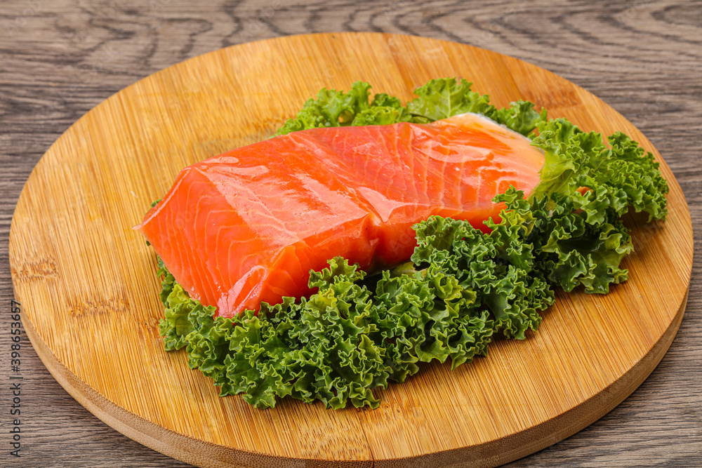 Salmon fillet slice for cooking Salmon fillet slice for cooking