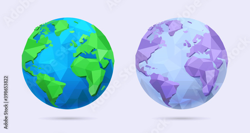 Lowpoly 3d Earth