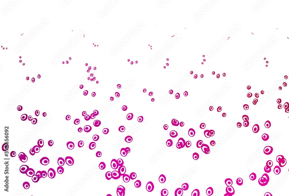 Light Purple, Pink vector cover with spots.