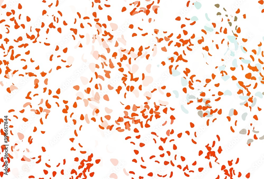 Light orange vector background with abstract forms. Light orange vector background with abstract forms.