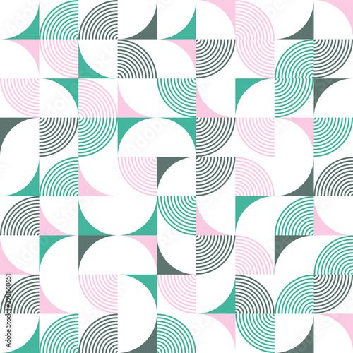 Creative modern seamless geometrical shape pattern