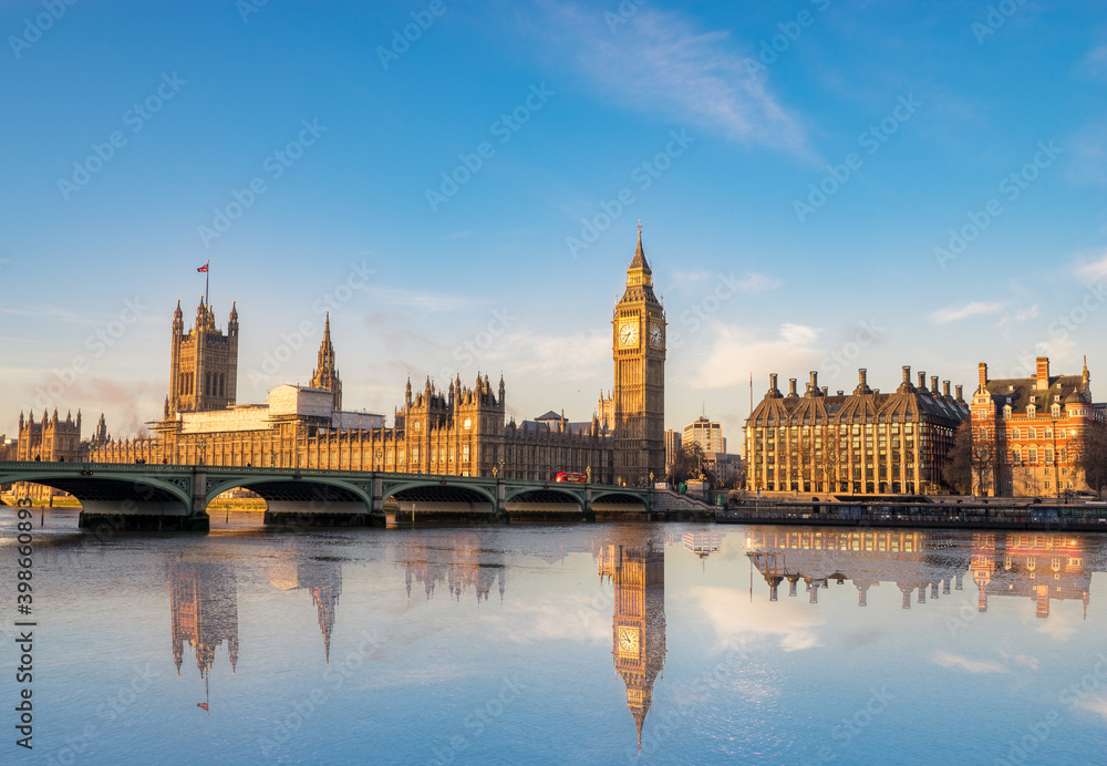 Westminster and Elizabeth Clock in London