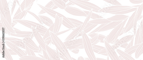 Olive brunch background vector. Gold and luxury natural leaves wallpaper for prints and fabric. vector illustration.