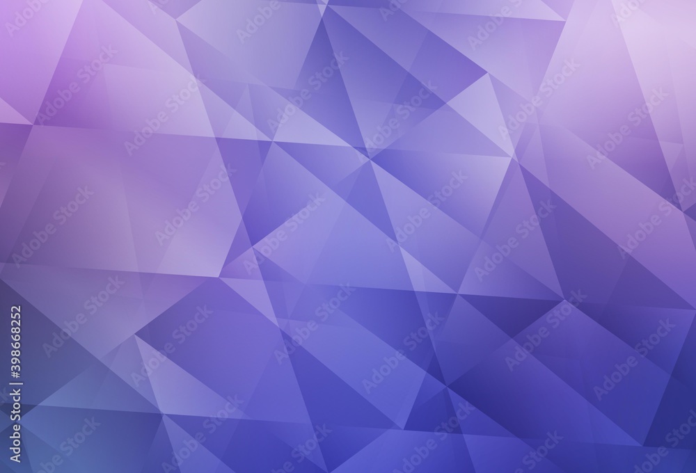 Light Pink, Blue vector gradient triangles template. Light Pink, Blue vector gradient triangles template.
