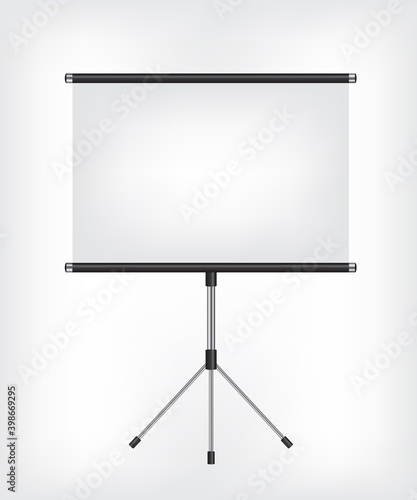 Blank Projection screen