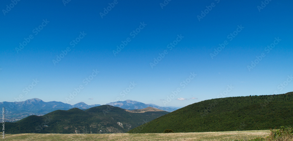 Panorama a Poggio San Romualdo Frazione di Fabriano nelle Marche