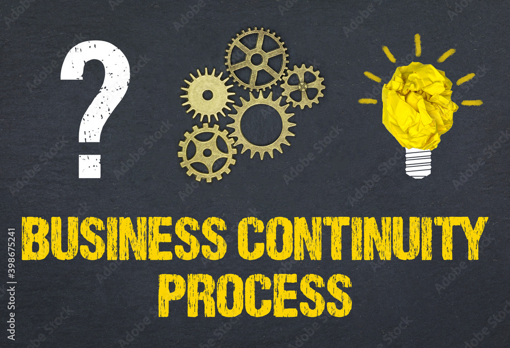 Obraz premium Business Continuity Process