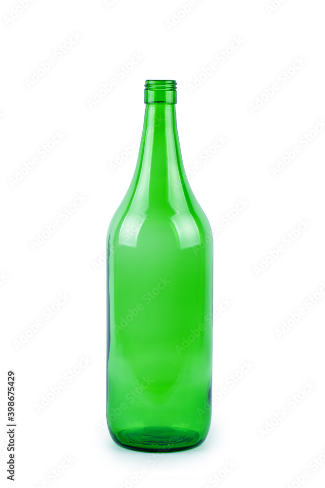 Big vine bottle isolated on a white background Big vine bottle isolated on a white background
