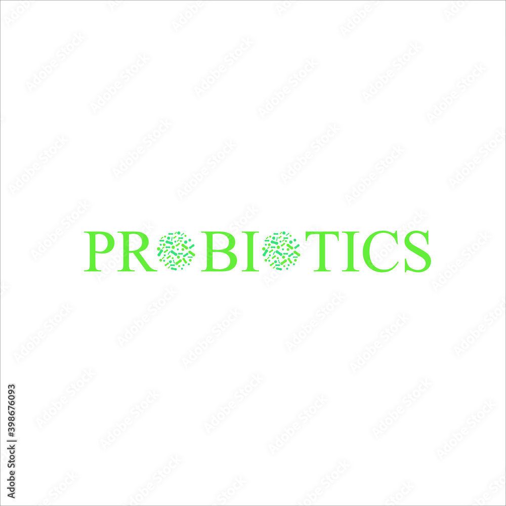 Probiotics vector background, lacto bacteria supplement, correct nutrition and digestion healthcare. Probiotcis micro lactobacillus acidophilus cells on white backdrop for prebiotic food package desig Probiotics vector background, lacto bacteria supplement, correct nutrition and digestion healthcare. Probiotcis micro lactobacillus acidophilus cells on white backdrop for prebiotic food package desig