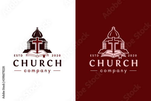 Church Classic Style Logo Design