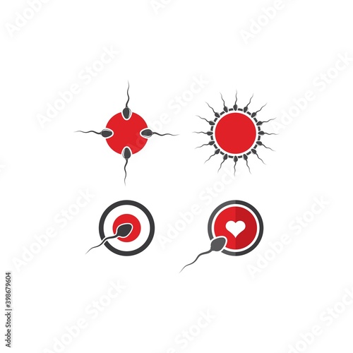 Sperm / Spermatozoa vector logo icon illustration