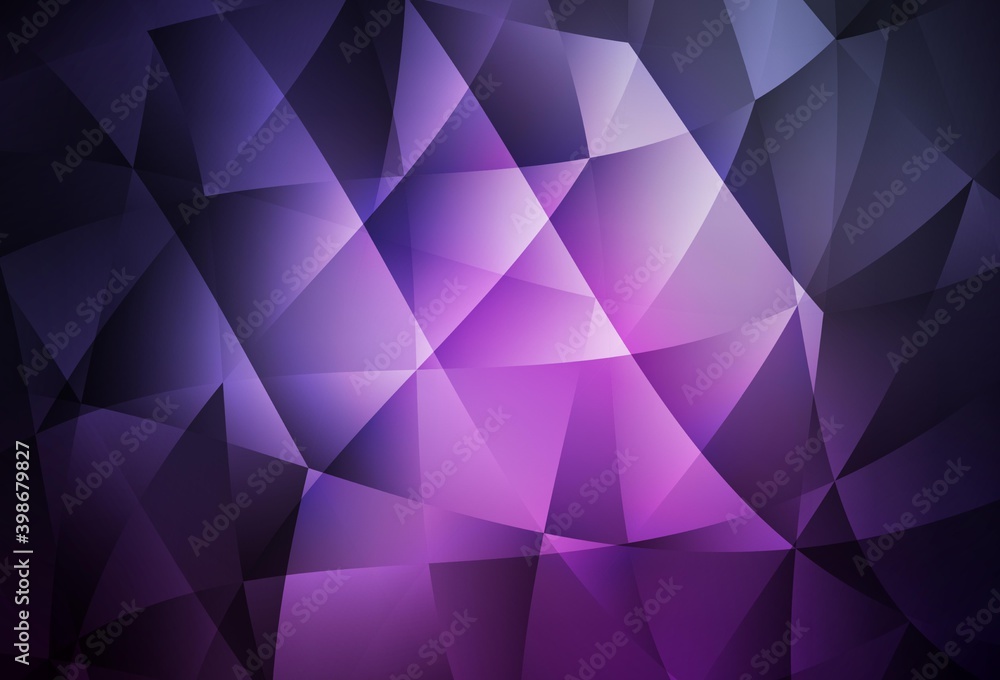 Dark Purple, Pink vector abstract mosaic pattern. Dark Purple, Pink vector abstract mosaic pattern.