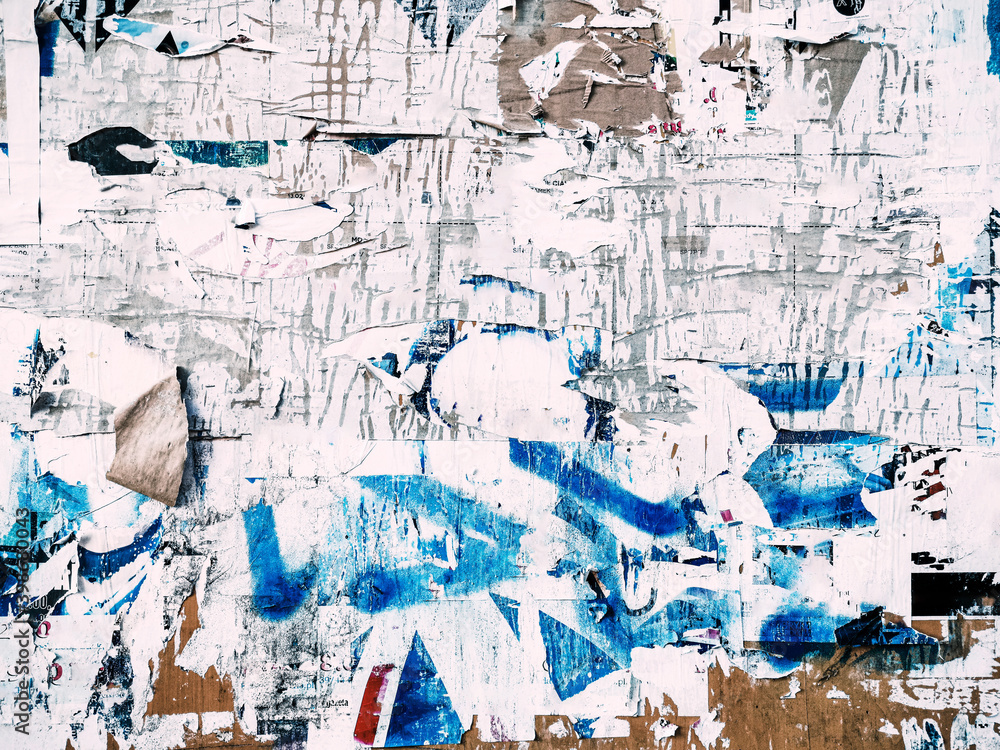 Fototapeta premium Old posters grunge textures and backgrounds