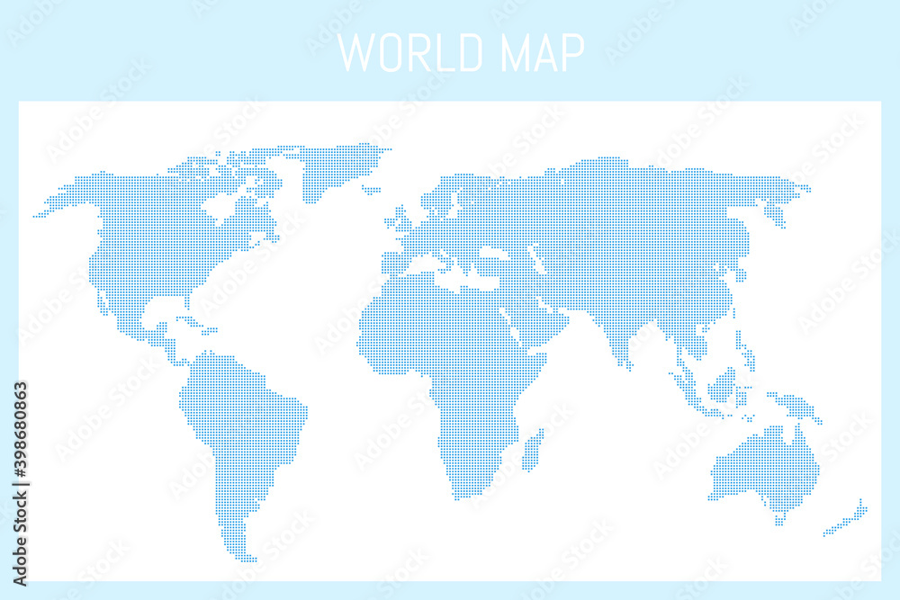 World map vector illustration of earth, asia, australia, africa, europe, america.