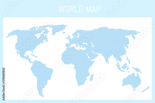 World map vector illustration of earth  asia  australia  africa  europe  america.
