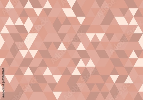 Brown Triangle repeat pattern design decoration. decorative abstract