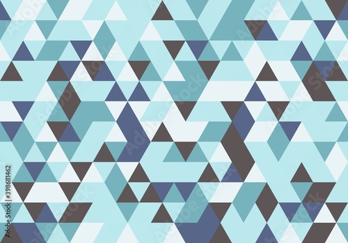 Triangle repeat pattern design decoration. vector