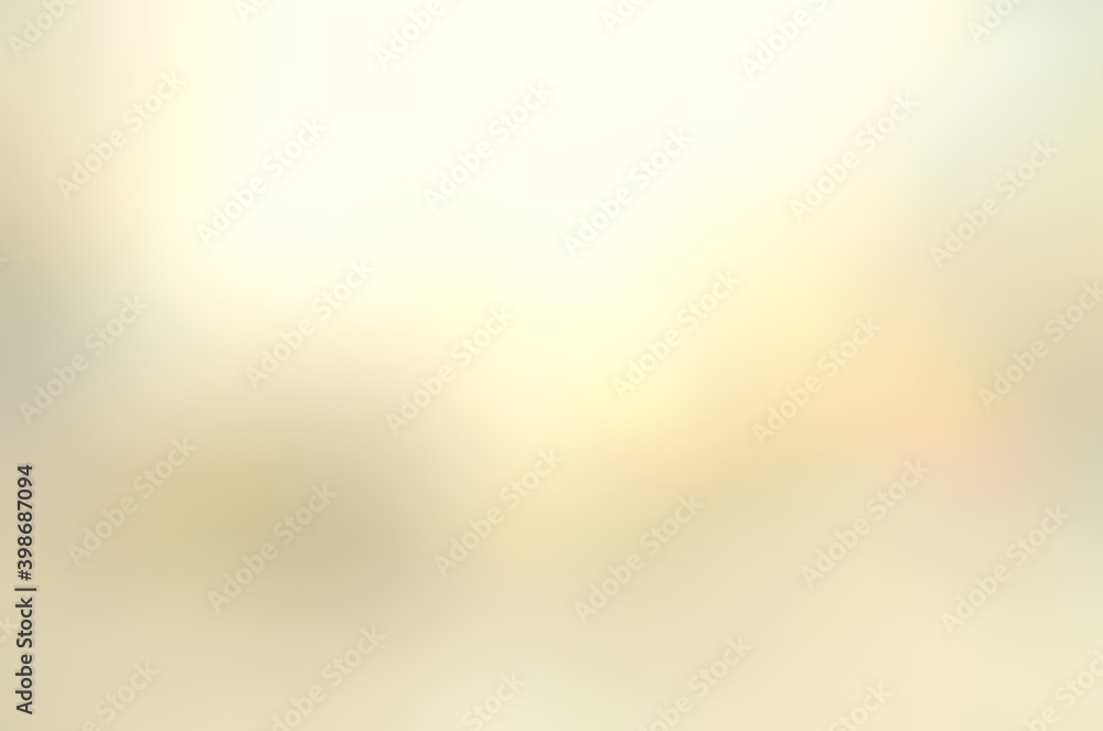 Obraz premium Pastel yellow defocus silhouette formless pattern. Light blur background.