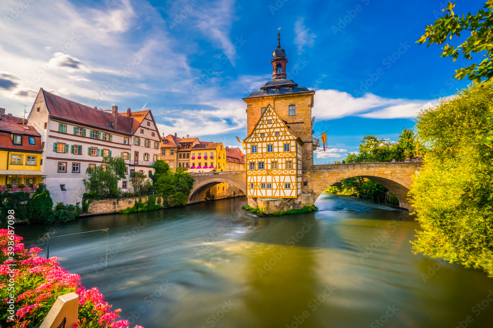 Old town of traditional architecture of Bamberg, Bavaria, Germany
