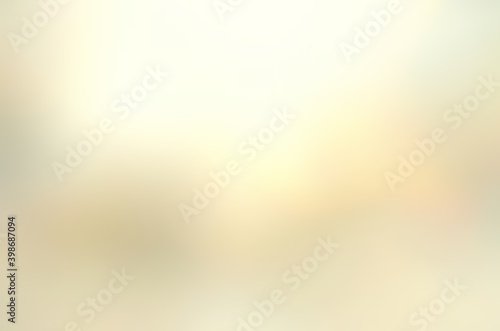 Pastel yellow defocus silhouette formless pattern. Light blur background.
