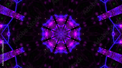 Glowing blinking star 3d illustration background wallpaper artwork