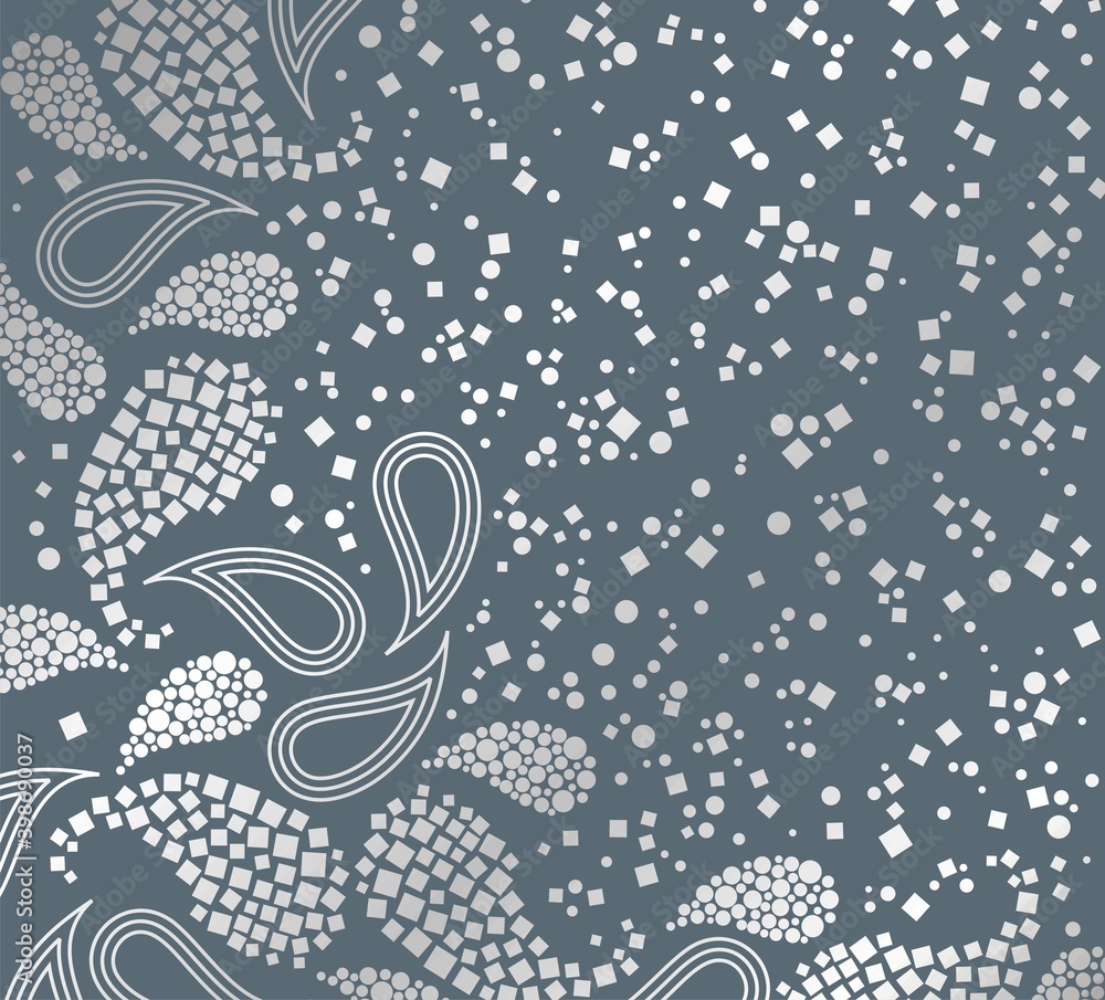Obraz premium traditional paisley floral pattern , textile , Rajasthan, India 