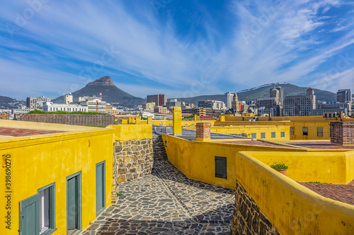 Castle of Good Hope or Cape Town Castle (Kasteel die Goeie Hoop) - bastion fort built in the XVII century in Cape Town. South Africa.