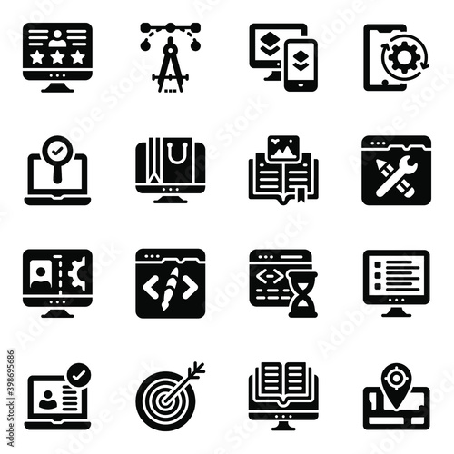 
Responsive Design and Web Development Solid Icons 
