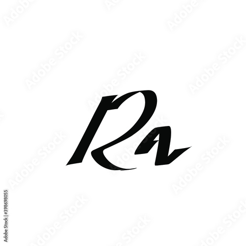 Free Download Rn Initial handwriting white background - GFXLoad