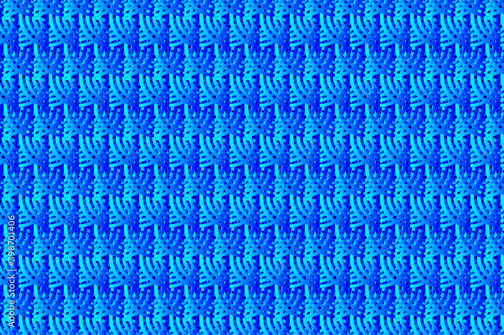 Obraz premium Simple circular background - blue - vector circle pattern