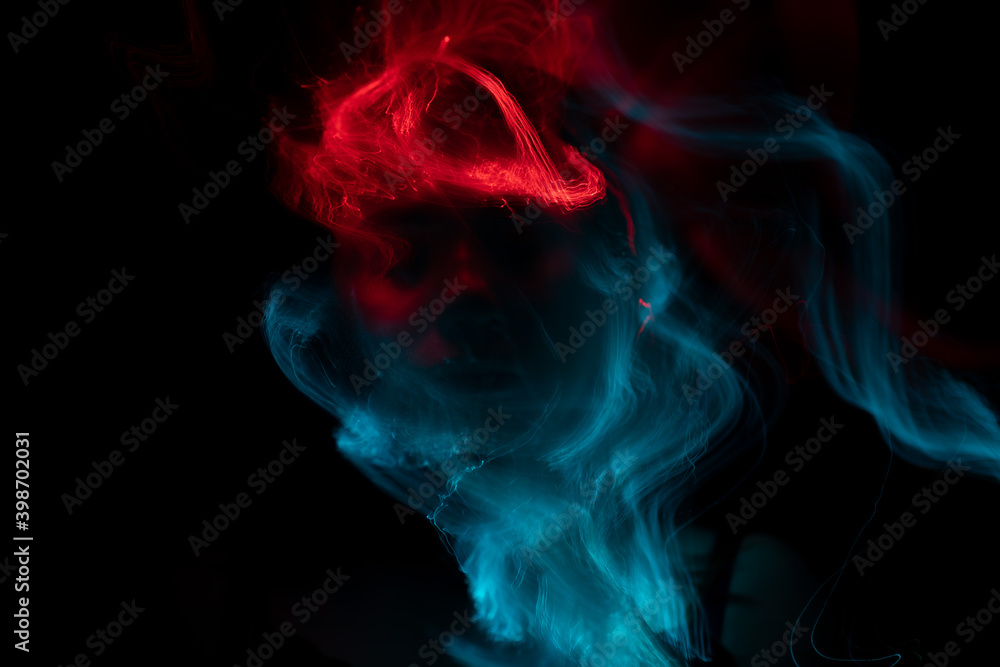 lightpainting portrait, new art direction, long exposure photo without photoshop, light drawing at long exposure lightpainting portrait, new art direction, long exposure photo without photoshop, light drawing at long exposure