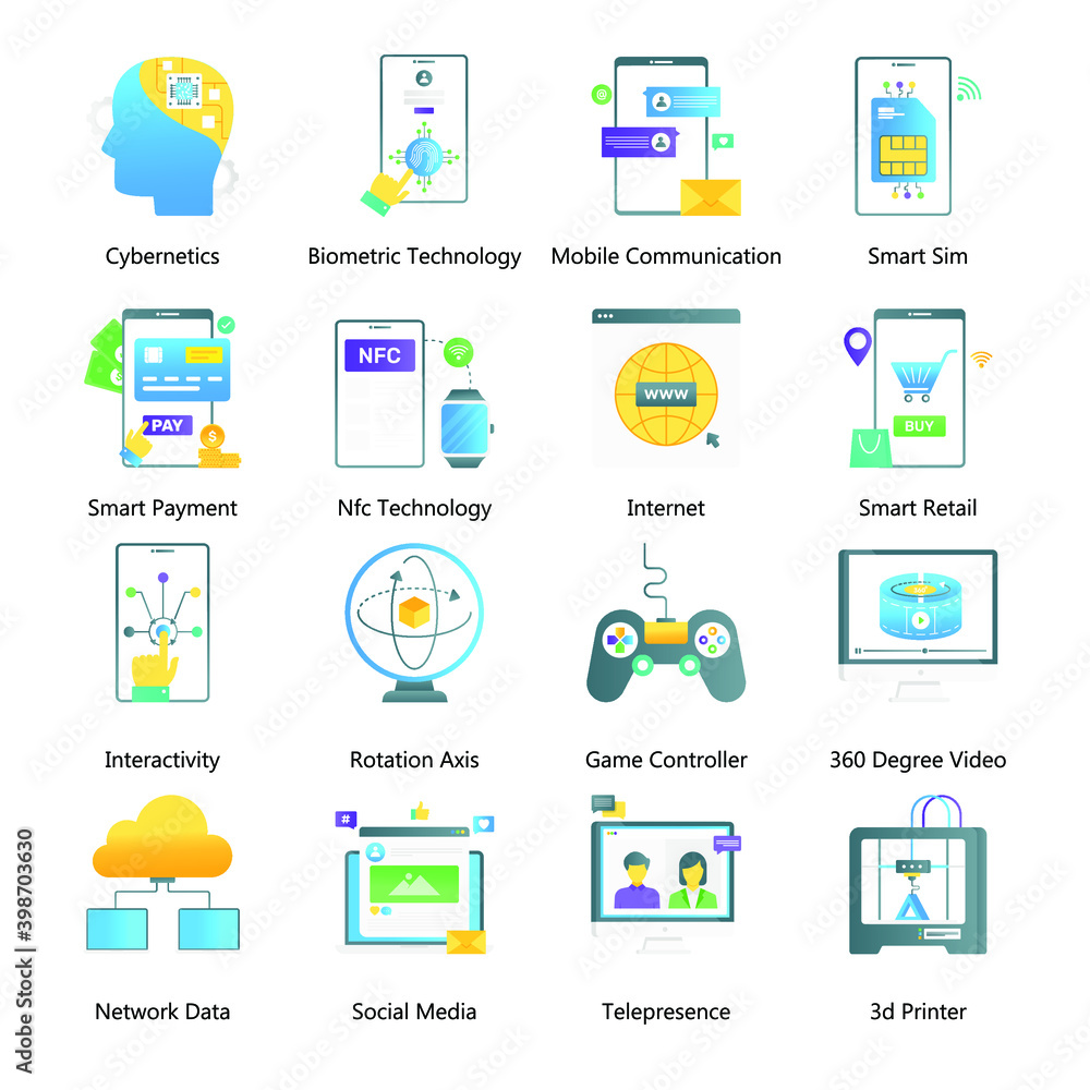 Futuristic Technology Conceptual Icons Pack
Futuristic Technology Conceptual Icons Pack