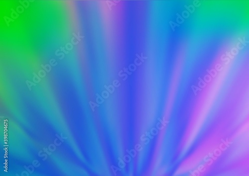 Light Multicolor, Rainbow vector blurred background. A completely new color illustration in a bokeh style. A new texture for your design.