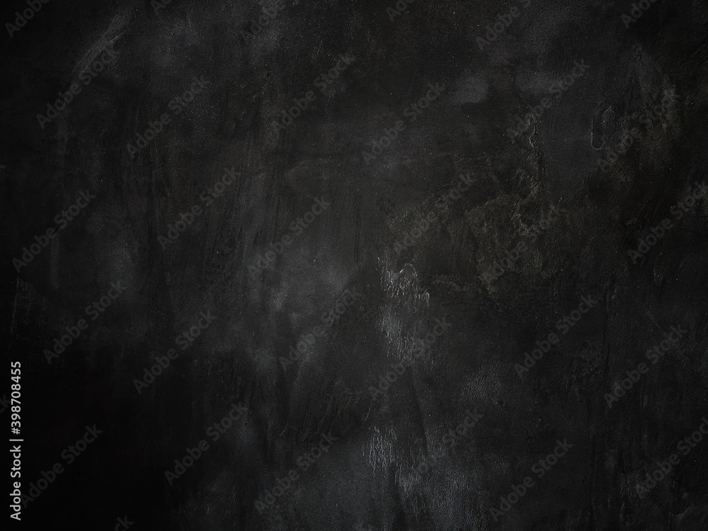 black chalk board,Black wall texture rough background dark . concrete floor or old grunge background with black