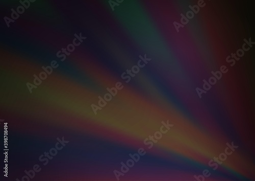 Dark Silver  Gray vector blurred shine abstract background. Colorful illustration in blurry style with gradient. The best blurred design for your business.