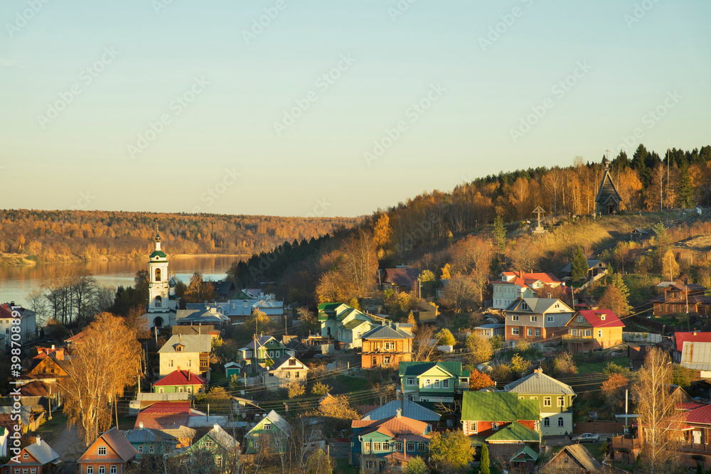 Obraz premium View of Plyos. Ivanovo oblast. Russia