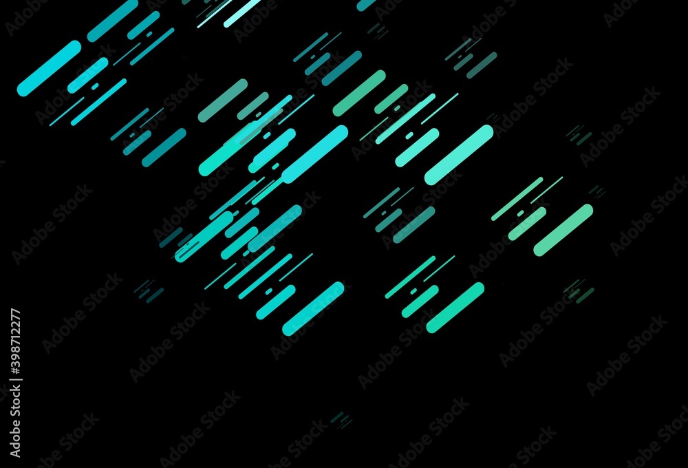 Dark Blue, Green vector background with straight lines. Dark Blue, Green vector background with straight lines.
