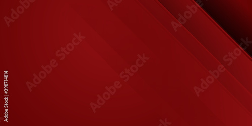 Red abstract vector design background. Vector illustration with modern look wallpaper and metal overlap layer