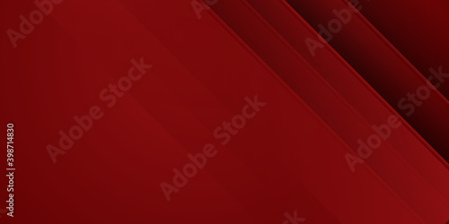 Red abstract vector design background. Vector illustration with modern look wallpaper and metal overlap layer