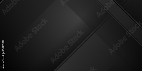 Modern black abstract stripe line diagonal business presentation background